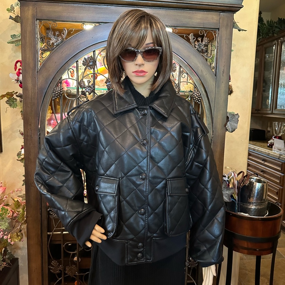 Rebecca Minkoff Black Quilted Jacket